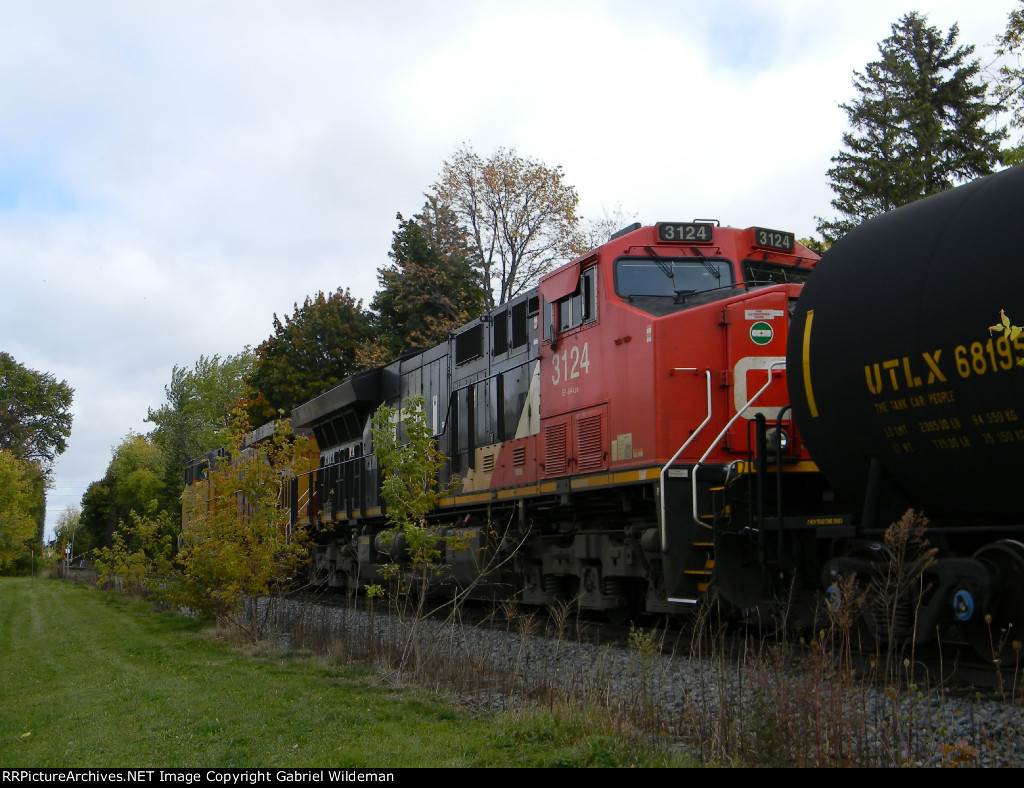 CN 3124 & UP 6555 